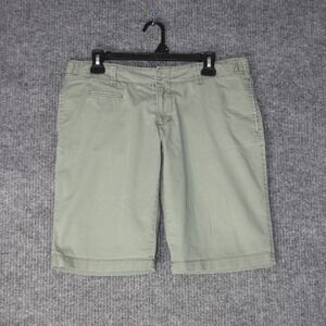 Polo Jeans Co Ralph Lauren Shorts Womens 10 Green Chino Bermuda Utility